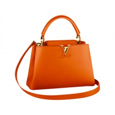 Louis Vuitton Capucines Bb Táska Mandarin Színű