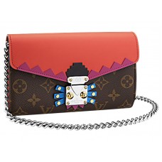 Louis Vuitton Monogram Vászon Láncos Pénztárca Totem