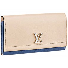 Louis Vuitton Lockme Ii Wallet Vanille Bleu