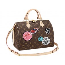 Louis Vuitton Monogram Vászon Speedy Bandoulière 30 Világkörüli Táska