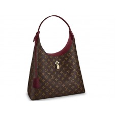 Louis Vuitton virágos vászon monogram táska bordó m43547