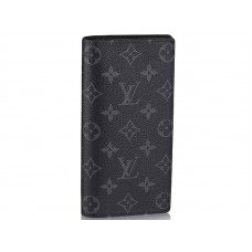 Louis Vuitton Monogram Eclipse Canvas Brazza pénztárca m61697
