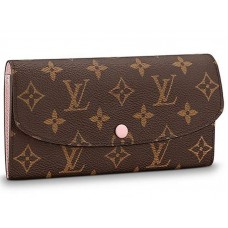 Louis Vuitton Monogram Canvas Emilie Pénztárca Rose Bellerine m61289