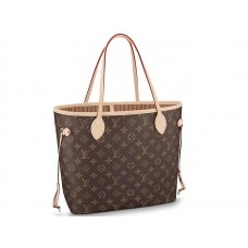 Louis Vuitton Neverfull Mm Monogram Vászon Bézs M40995