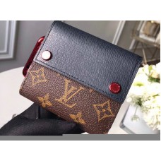 Louis Vuitton Monogram Vászon Kompakt Fekete Pénztárca m63041
