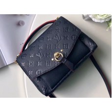 Louis Vuitton Monogram Empreinte Bőr Fehér BB Sötétkék Piros M43781