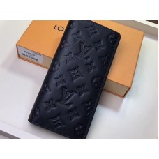 Louis Vuitton Monogram Shadow bőr Brazza pénztárca m62900