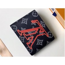 Louis Vuitton Monogram Fejjel Lefelé Vászon Többsoros Pénztárca m62891
