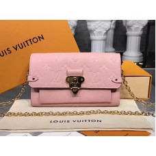 Louis Vuitton Monogram Empreinte Vavin láncos pénztárca rózsaszín m63399