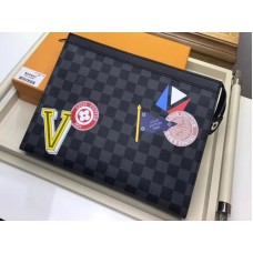 Louis Vuitton Damier Grafitszürke Vászon Utazótáska Mm n64442