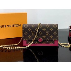 Louis Vuitton Monogram Vászon Flore Láncos Pénztárca M67404