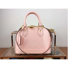 Louis Vuitton Monogram Vernis Alma BB Rose Balerina m91607