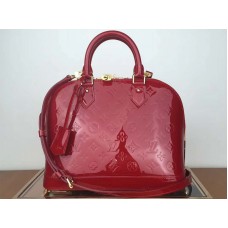 Louis Vuitton Monogram Vernis Alma PM Pomme D'Amour m91611