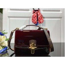 Louis Vuitton Miroir Vernis Lakkbőr Táska Cseresznyefa Bb Burgundia M51952