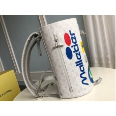 Louis Vuitton Monogram Vászon Kréta Mintás Hátizsák Fehér M44616