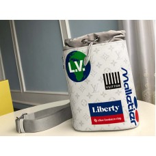 Louis Vuitton Monogram Vászon Kréta alakú Sling Táska Fehér M44629