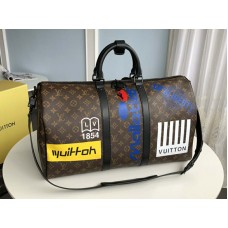 Louis Vuitton Monogram Vászon Keepall Bandouli Táska? Re 50 Barna M44642