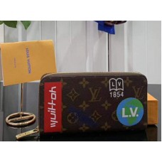 Louis Vuitton Monogram Vászon Zippy Szervező Barna m60017