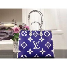 Louis Vuitton Monogram Óriás Vászon Onthego Kék M44569
