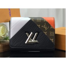 Louis Vuitton Epi Bőr Twist Kompakt Pénztárca Bézs Fekete M67799