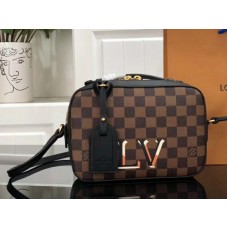 Louis Vuitton Damier Ebene Canvas Saintonge Fekete n40154