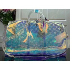 Louis Vuitton Monogram Dombornyomott PVC Keepall Bandouliere 50 Prizma?m53271
