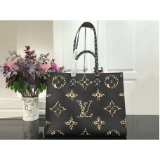 Louis Vuitton Monogram Óriás Vászon Onthego Állatmintás Fekete M44576