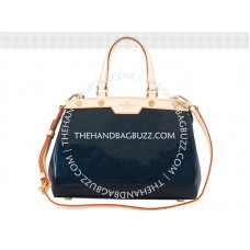 Louis Vuitton Monogram Vernis Brea PM Éjfélkék